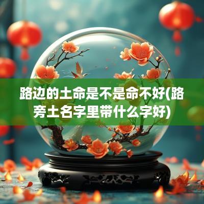 路边的土命是不是命不好(路旁土名字里带什么字好)
