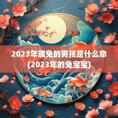 2025年属兔的男孩是什么命(2025年的兔宝宝)