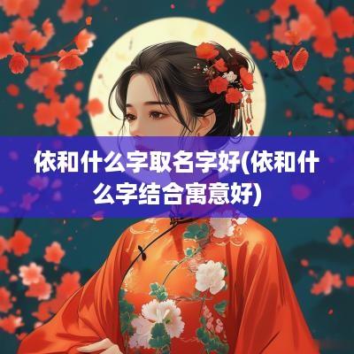 依和什么字取名字好(依和什么字结合寓意好)