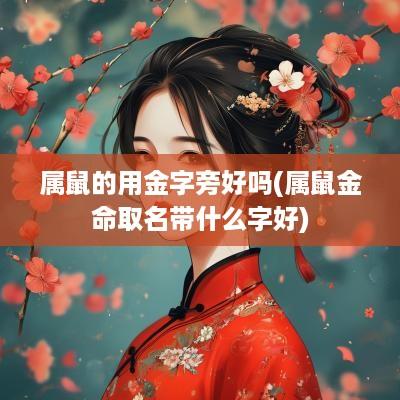 属鼠的用金字旁好吗(属鼠金命取名带什么字好)