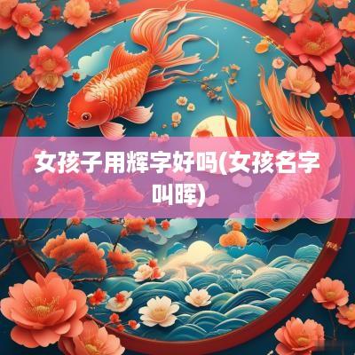 女孩子用辉字好吗(女孩名字叫晖)