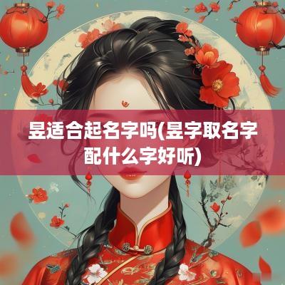 昱适合起名字吗(昱字取名字配什么字好听)