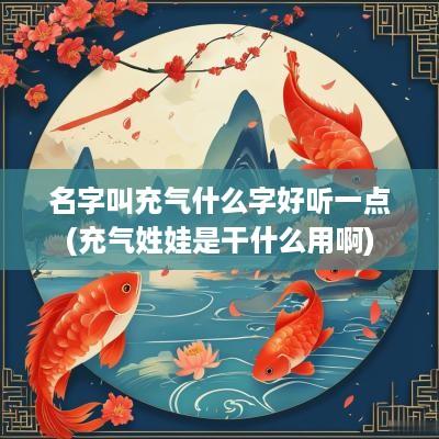 名字叫充气什么字好听一点(充气姓娃是干什么用啊)