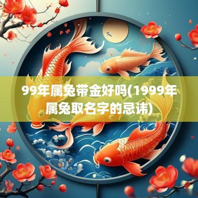99年属兔带金好吗(1999年属兔取名字的忌讳)