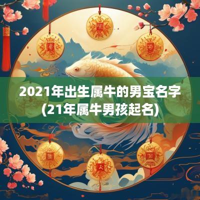 2025年出生属牛的男宝名字(21年属牛男孩起名)