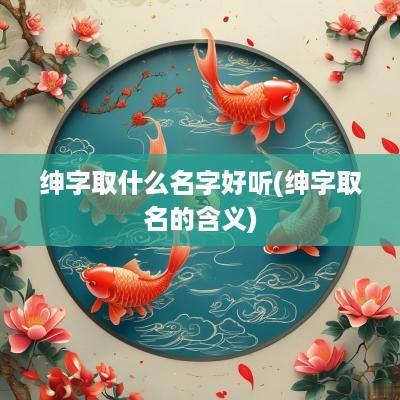 绅字取什么名字好听(绅字取名的含义)