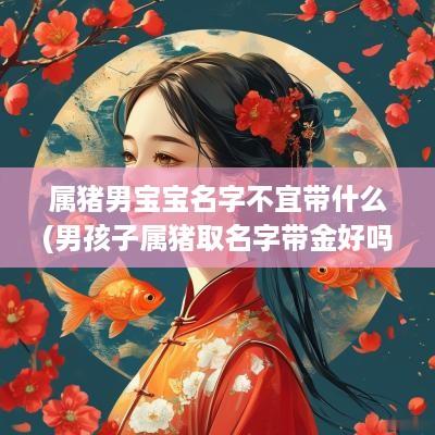 属猪男宝宝名字不宜带什么(男孩子属猪取名字带金好吗怎么取)