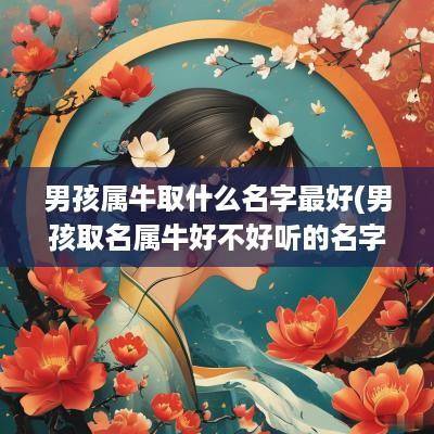 男孩属牛取什么名字最好(男孩取名属牛好不好听的名字大全)