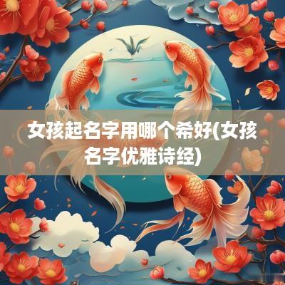女孩起名字用哪个希好(女孩名字优雅诗经)