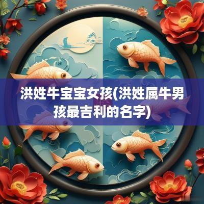 洪姓牛宝宝女孩(洪姓属牛男孩最吉利的名字)
