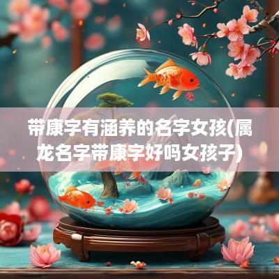 带康字有涵养的名字女孩(属龙名字带康字好吗女孩子)