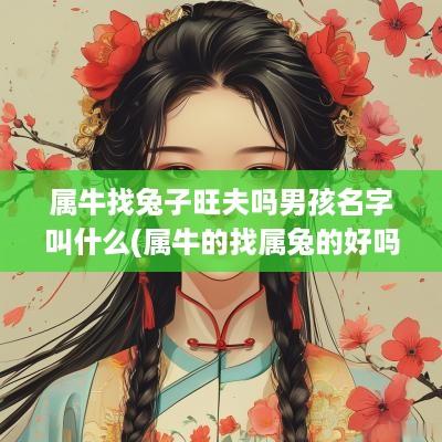 属牛找兔子旺夫吗男孩名字叫什么(属牛的找属兔的好吗)