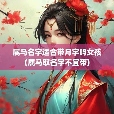 属马名字适合带月字吗女孩(属马取名字不宜带)