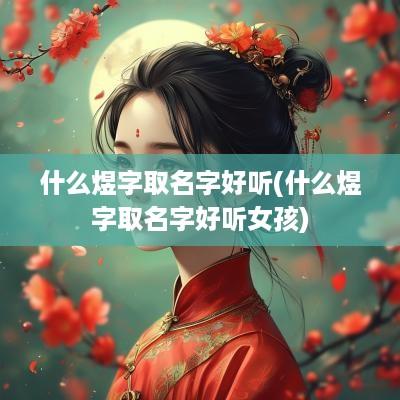 什么煜字取名字好听(什么煜字取名字好听女孩)