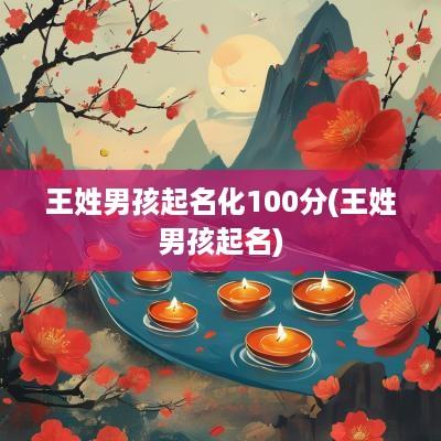 王姓男孩起名化100分(王姓男孩起名)