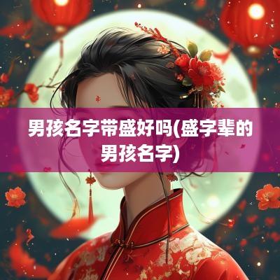 男孩名字带盛好吗(盛字辈的男孩名字)