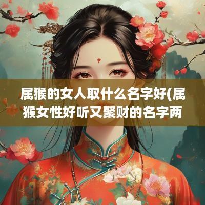 属猴的女人取什么名字好(属猴女性好听又聚财的名字两个字)