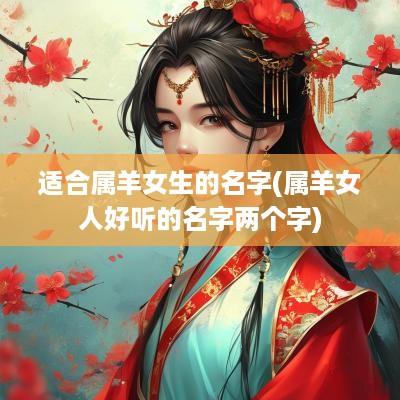适合属羊女生的名字(属羊女人好听的名字两个字)