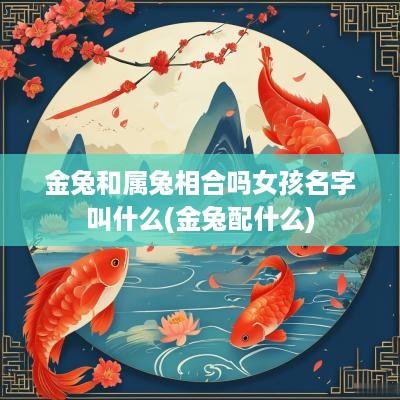 金兔和属兔相合吗女孩名字叫什么(金兔配什么)