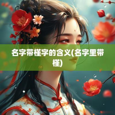 名字带槿字的含义(名字里带槿)