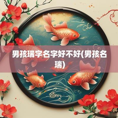 男孩瑞字名字好不好(男孩名 瑞)