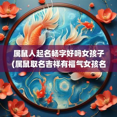 属鼠人起名畅字好吗女孩子(属鼠取名吉祥有福气女孩名字推荐)