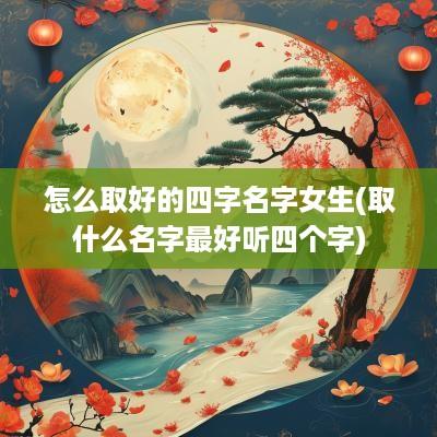 怎么取好的四字名字女生(取什么名字最好听四个字)