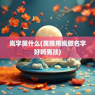岚字属什么(属猴用岚做名字好吗男孩)