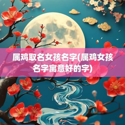 属鸡取名女孩名字(属鸡女孩名字寓意好的字)