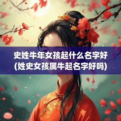 史姓蛇年女孩起什么名字好(姓史女孩属牛起名字好吗)