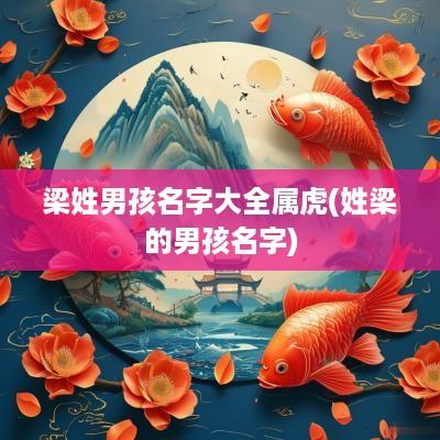梁姓男孩名字大全属虎(姓梁的男孩名字)