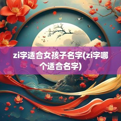 zi字适合女孩子名字(zi字哪个适合名字)