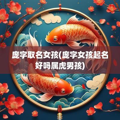 庞字取名女孩(庞字女孩起名好吗属虎男孩)