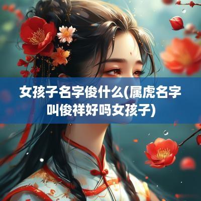 女孩子名字俊什么(属虎名字叫俊祥好吗女孩子)