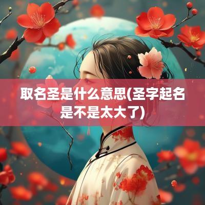 取名圣是什么意思(圣字起名是不是太大了)