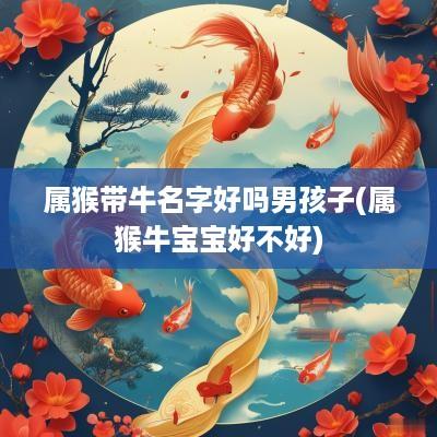 属猴带牛名字好吗男孩子(属猴牛宝宝好不好)