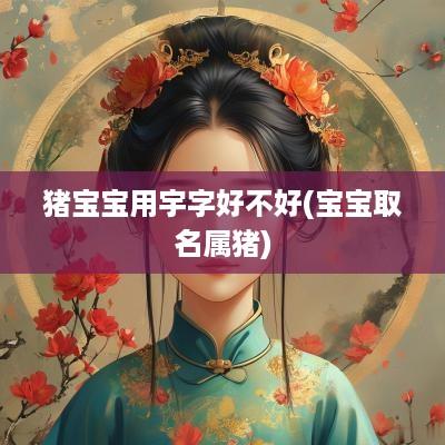猪宝宝用宇字好不好(宝宝取名属猪)