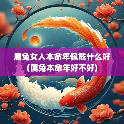 属兔女人本命年佩戴什么好(属兔本命年好不好)