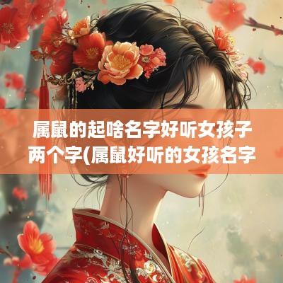 属鼠的起啥名字好听女孩子两个字(属鼠好听的女孩名字大全)
