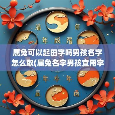 属兔可以起田字吗男孩名字怎么取(属兔名字男孩宜用字)
