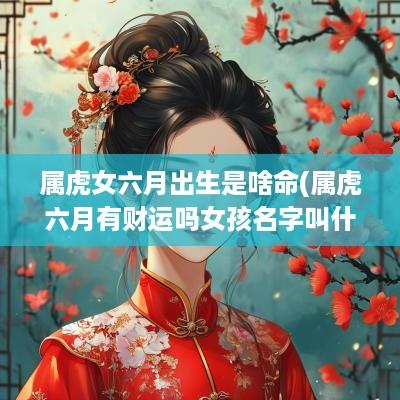 属虎女六月出生是啥命(属虎六月有财运吗女孩名字叫什么)