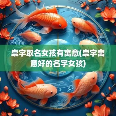 崇字取名女孩有寓意(崇字寓意好的名字女孩)
