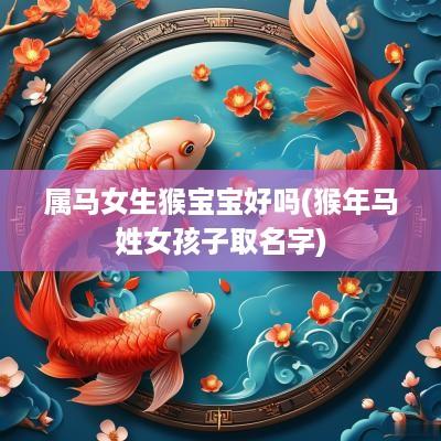 属马女生猴宝宝好吗(猴年马姓女孩子取名字)