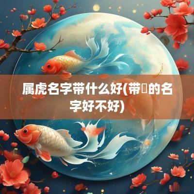 属虎名字带什么好(带燊的名字好不好)