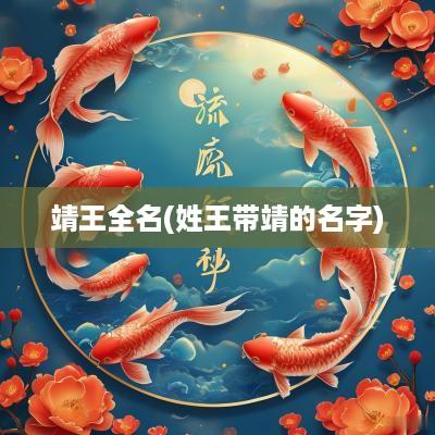 靖王全名(姓王带靖的名字)
