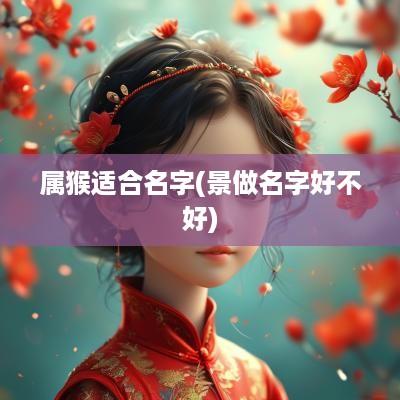 属猴适合名字(景做名字好不好)
