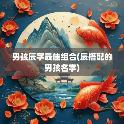 男孩辰字最佳组合(辰搭配的男孩名字)