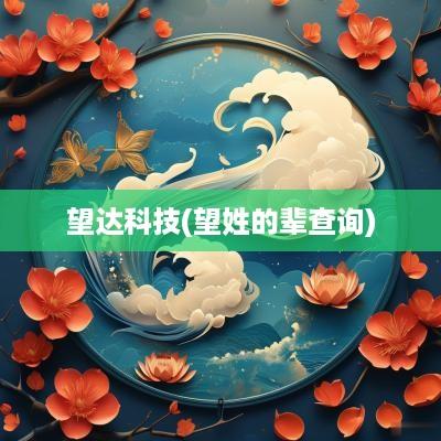 望达科技(望姓的辈查询)