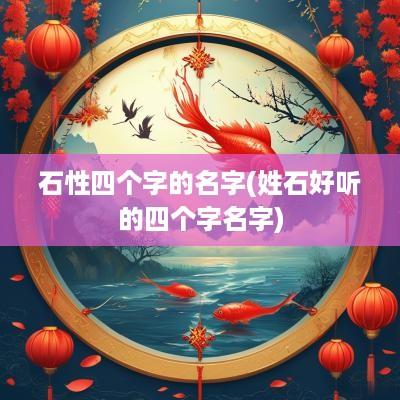 石性四个字的名字(姓石好听的四个字名字)