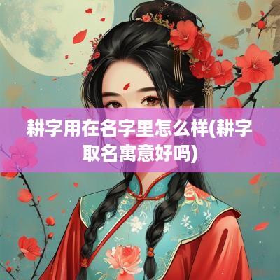 耕字用在名字里怎么样(耕字取名寓意好吗)